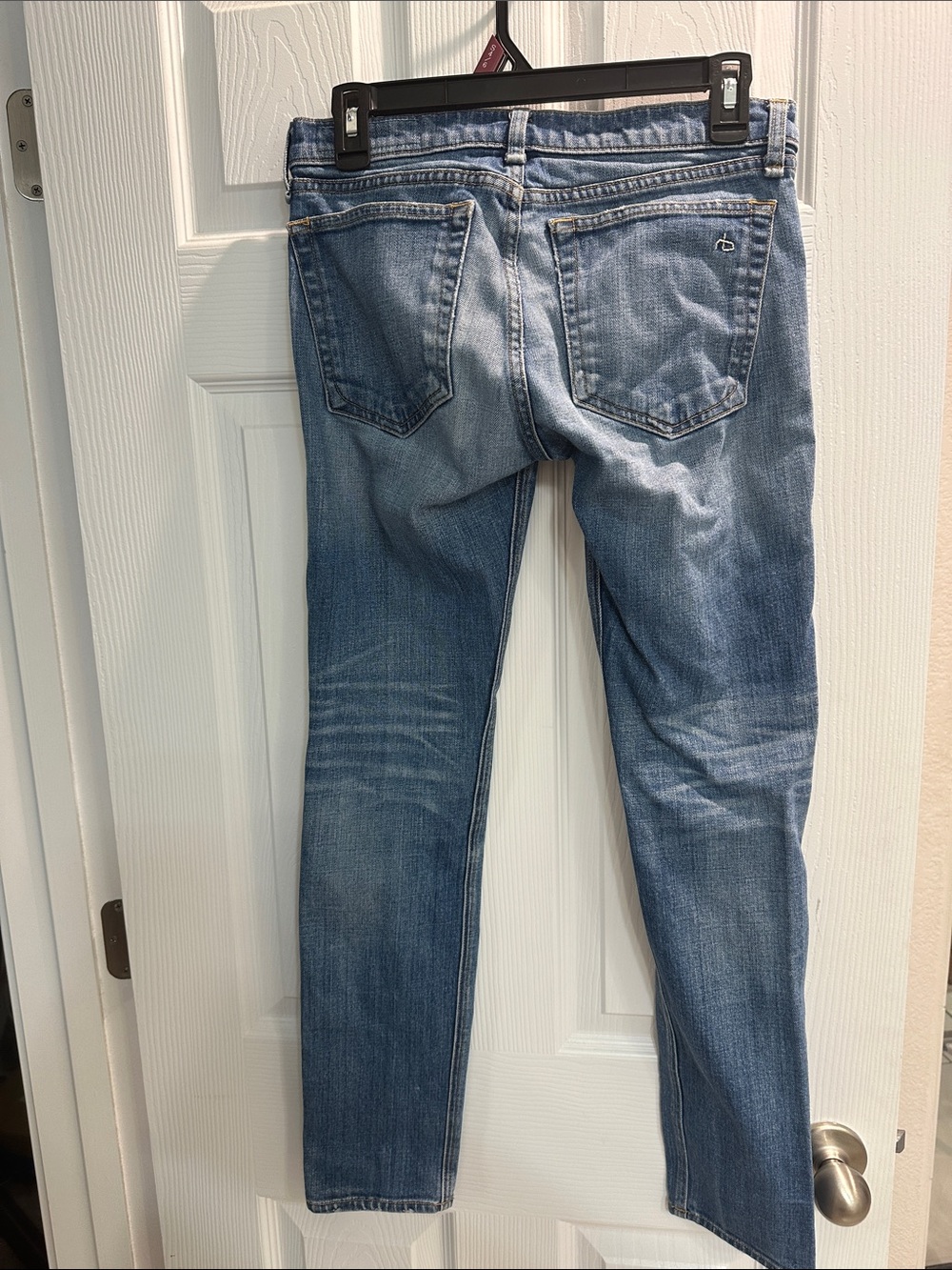 rag & bone Women's Blue Skinny Jeans - Picture 6 of 6